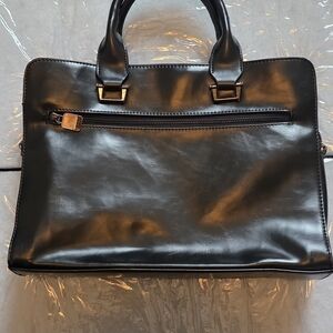 Black Leather Men's Bag